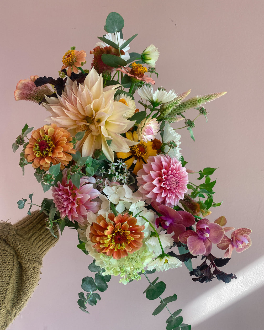 Medium-sized floral arrangement for delivery in Austin with locally sourced flowers