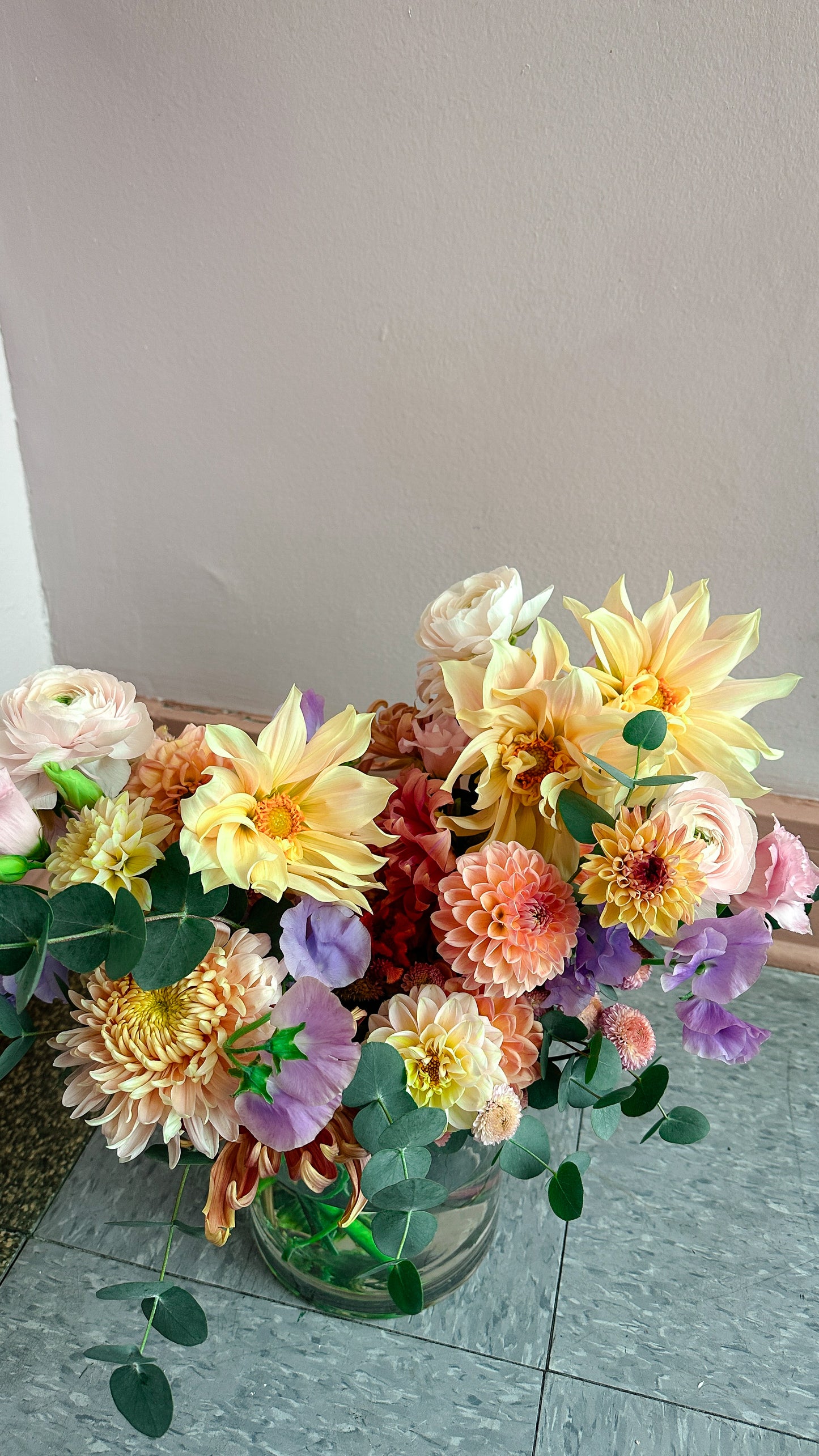 Medium-sized floral arrangement for delivery in Austin with locally sourced flowers