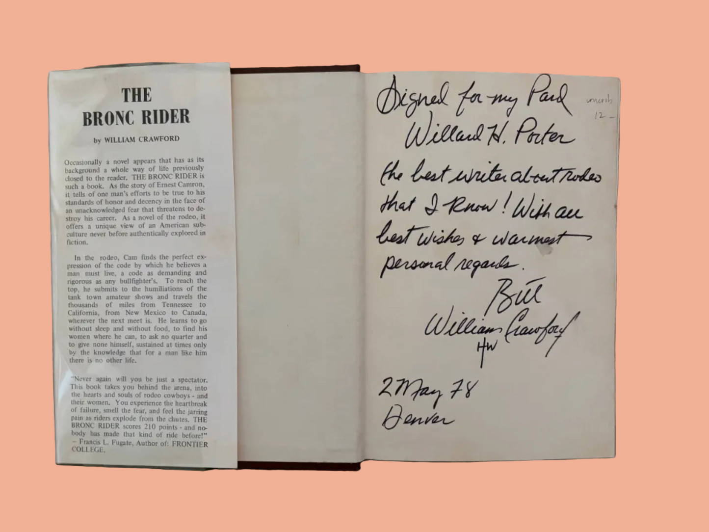 Signed Vintage Book