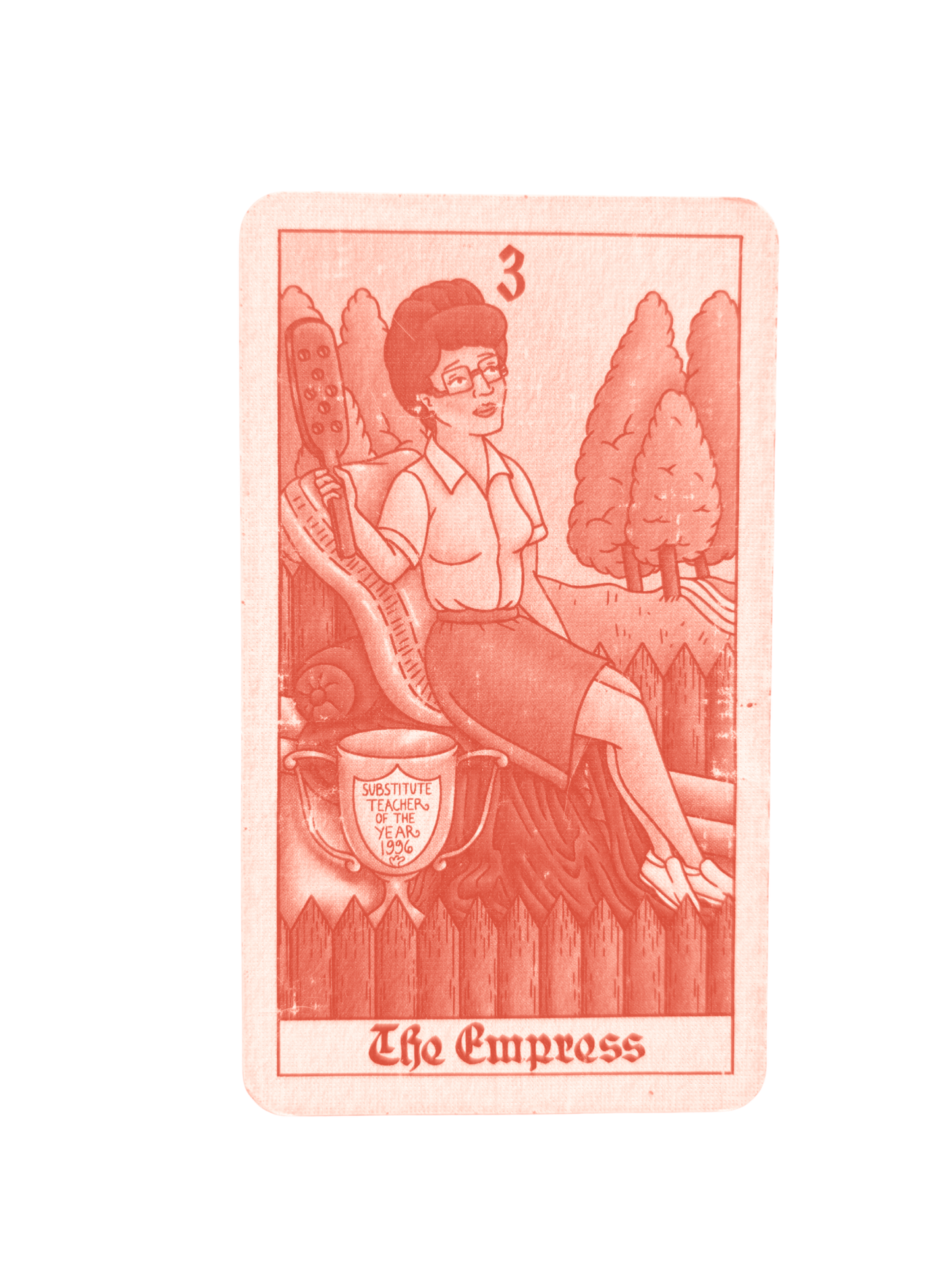 Tarot reading featuring King of the Hill card tarot deck