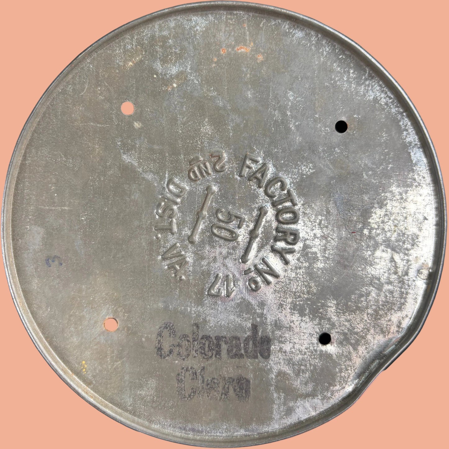 vintage possum cigar tin bottom