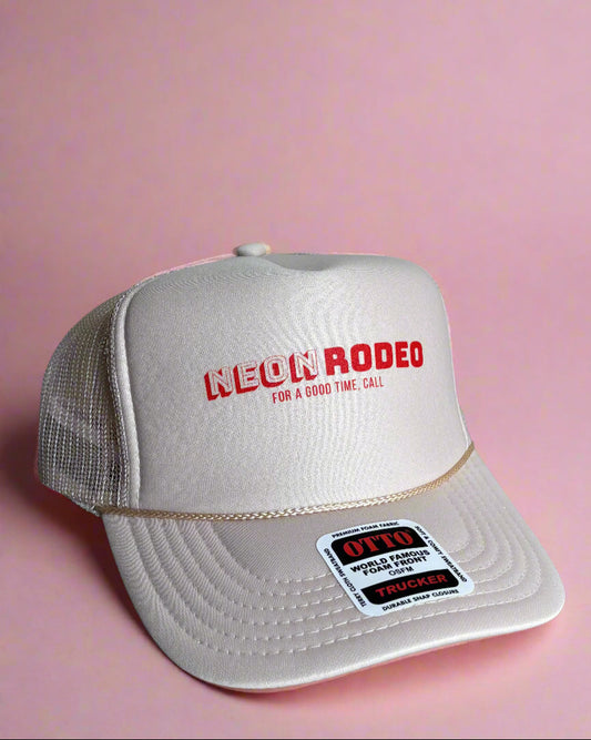 neon rodeo trucker hat local austin flower delivery heather hyde